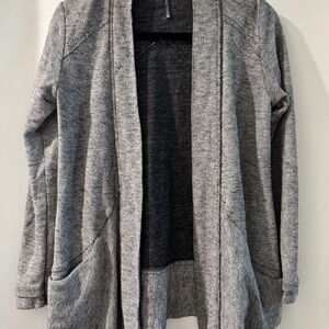 Kuhl Women's Heather Gray Open-Front Cardigan